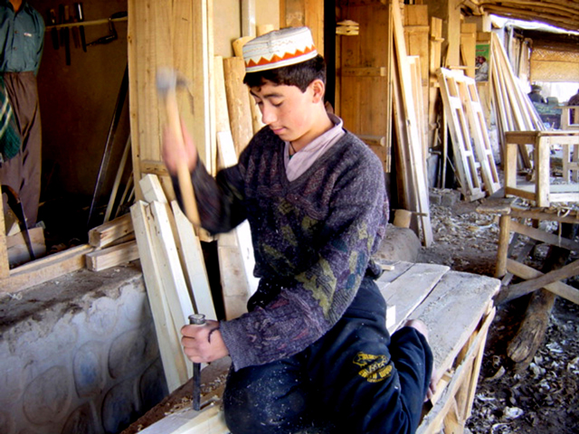 Boy Wood Worker